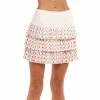 Lucky In Love Arrowhead White Womens Golf Skort