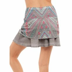 Lucky In Love Desert Vibes Ruched Eclipse Womens Golf Skort 5 Lucky In Love Desert Vibes Ruched Eclipse Womens Golf Skort -Single Iron Shop 23629 ECLIPSE2048 2