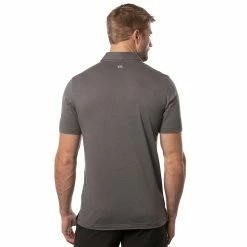 TravisMathew Knot Today Mens Golf Polo -Single Iron Shop 24509 HTRDKGRY9HDG 2