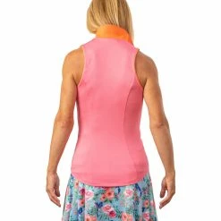 Scratch 70 Scratch Seventy Erin Womens Sleeveless Golf Polo -Single Iron Shop 24790 PINKORANGE 1 1887e0b7 3a11 4c91 9892 dcd5dc3a18cd