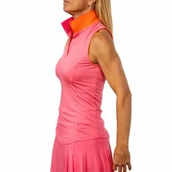 Scratch 70 Scratch Seventy Erin Womens Sleeveless Golf Polo -Single Iron Shop 24790 PINKORANGE 4f9484c3 33cc 48ab b5a8 c53cc2580f34