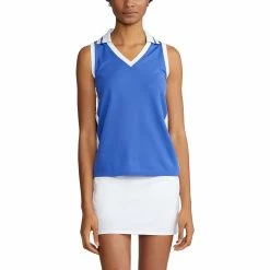 Polo Ralph Lauren Polo Golf Ralph Lauren Cricket Liberty Beach Yellow Womens Sleeveless Golf Polo