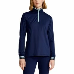 Polo Ralph Lauren Polo Golf Ralph Lauren Extreme Jersey French Navy Womens Golf 1/4 Zip