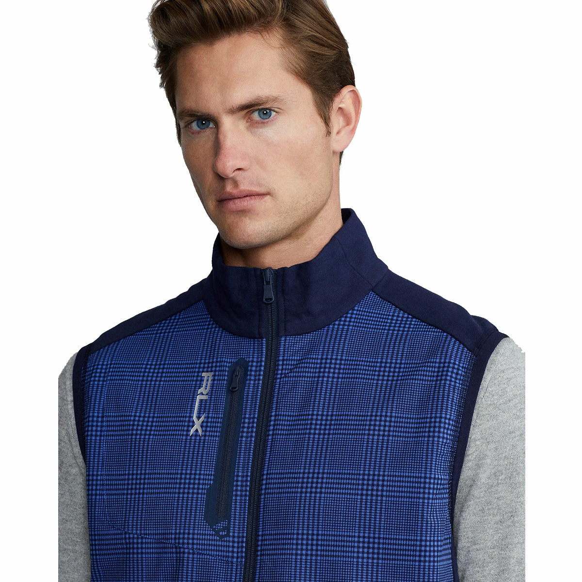Polo Ralph Lauren RLX Ralph Lauren Solid Tech Terry French Navy Mens Golf Vest 3 Polo Ralph Lauren RLX Ralph Lauren Solid Tech Terry French Navy Mens Golf Vest - Image 3