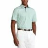 Polo Ralph Lauren Polo Golf Ralph Lauren Printed Pima Jersey Outback Green Mens Golf Polo