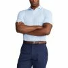 Polo Ralph Lauren RLX Ralph Lauren Tour Pique Blue Mens Golf Polo