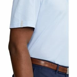 Polo Ralph Lauren RLX Ralph Lauren Tour Pique Blue Mens Golf Polo -Single Iron Shop 24937 ELITEBLUE 2