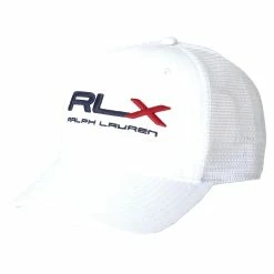 Polo Ralph Lauren RLX Ralph Lauren High Crown Trucker White Mens Golf Hat