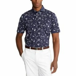 Polo Ralph Lauren Polo Golf Ralph Lauren Printed Pima Jersey Weekend Recess Mens Golf Polo