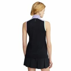 Polo Ralph Lauren RLX Ralph Lauren Tri-Colored Airtech Pique Blk Multi Womens Sleeveless Golf Polo 5 Polo Ralph Lauren RLX Ralph Lauren Tri-Colored Airtech Pique Blk Multi Womens Sleeveless Golf Polo -Single Iron Shop 24993 POLOBLKMULTI 2