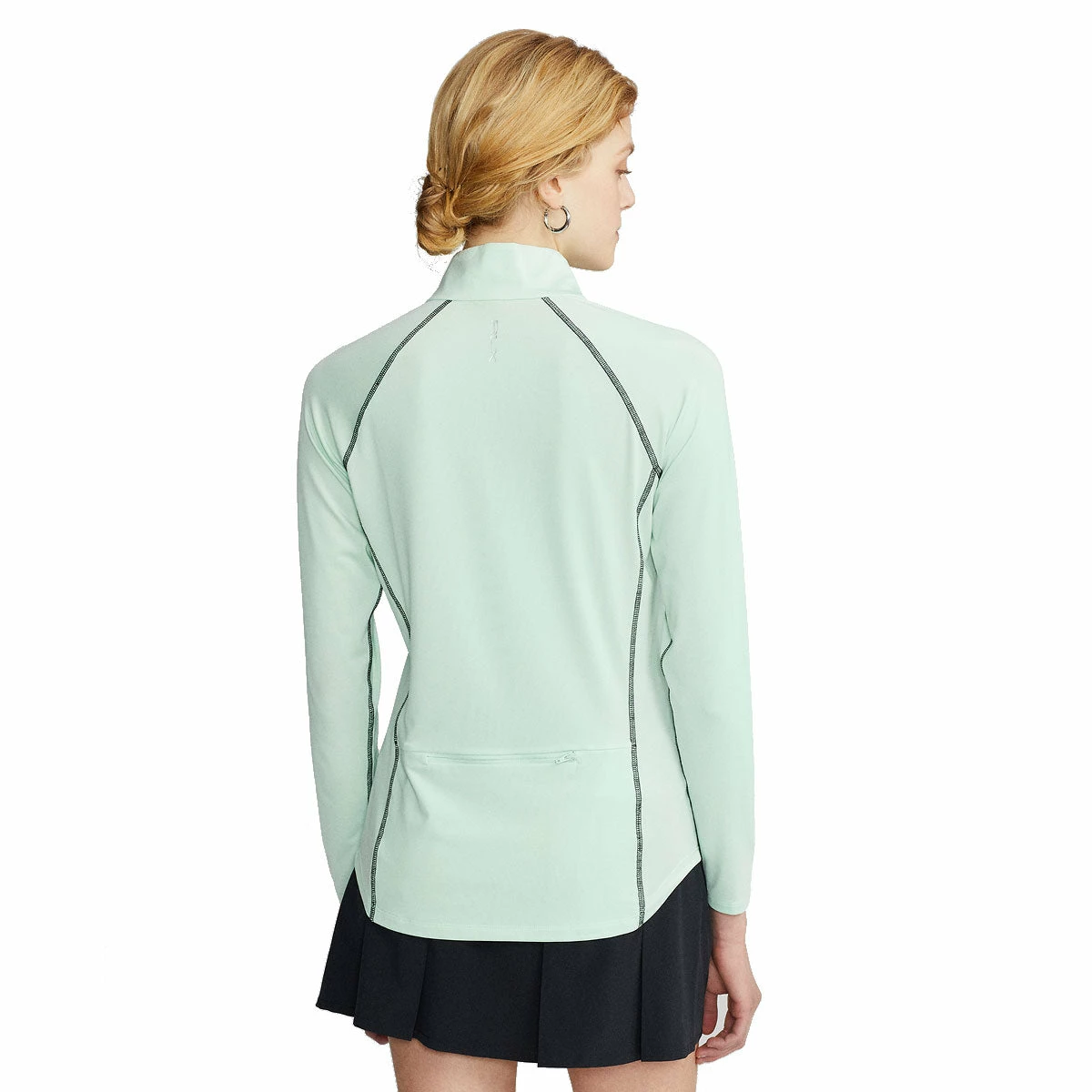 Polo Ralph Lauren RLX Ralph Lauren Airflow April Green Womens Longsleeve Golf 1/4 Zip 3 Polo Ralph Lauren RLX Ralph Lauren Airflow April Green Womens Longsleeve Golf 1/4 Zip - Image 3