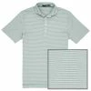 Polo Ralph Lauren RLX Ralph Lauren Lightweight Airflow Feed Stripe April Green Mens Golf Polo