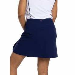 Kinona Pleated For Play 17in Womens Golf Skort -Single Iron Shop 25166 NAVYBLUE224 1