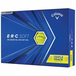 Callaway ERC Soft Triple Track Yellow Golf Balls - Dozen