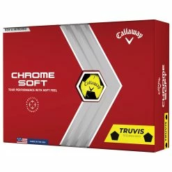 Callaway Chrome Soft Truvis Golf Balls - Dozen -Single Iron Shop 25570 YELLOWBLK 4033850b 000b 4878 b021 6199750b9e81