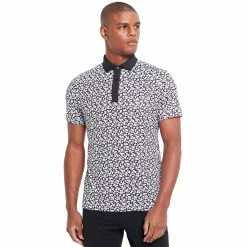 Redvanly Sutton Mens Golf Polo -Single Iron Shop 25714 TUXEDO