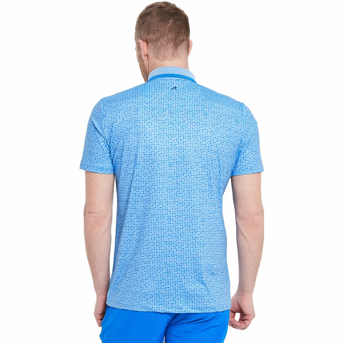 Redvanly Hewes Colbalt Sky Blue Mens Golf Polo 2 Redvanly Hewes Colbalt Sky Blue Mens Golf Polo - Image 2