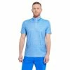 Redvanly Hewes Colbalt Sky Blue Mens Golf Polo