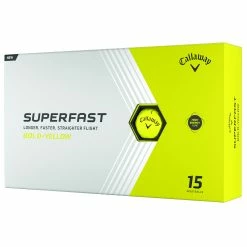 Callaway Superfast BOLD Golf Balls - 15 Pack -Single Iron Shop 25747 YELLOW