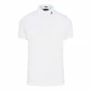 J.Lindeberg J. Lindeberg KV Regular Fit White Mens Golf Polo