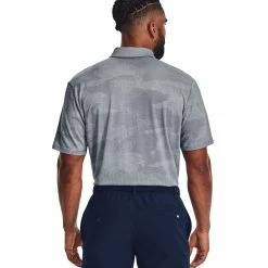 Under Armour Playoff 2.0 Jacquard Mens Golf Polo 11 Under Armour Playoff 2.0 Jacquard Mens Golf Polo -Single Iron Shop 26228 STEELWHITE035 1
