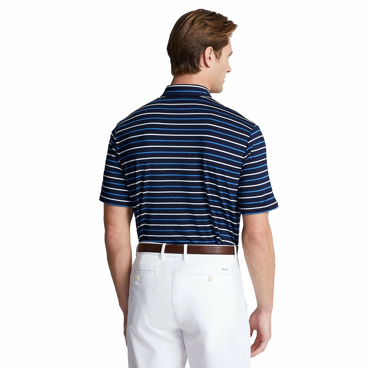 Polo Ralph Lauren RLX Ralph Lauren Lightweight Airflow Jersey French Navy Mens Golf Polo 2 Polo Ralph Lauren RLX Ralph Lauren Lightweight Airflow Jersey French Navy Mens Golf Polo - Image 2