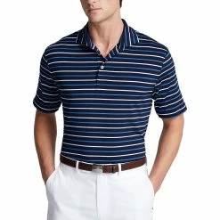 Polo Ralph Lauren RLX Ralph Lauren Lightweight Airflow Jersey French Navy Mens Golf Polo