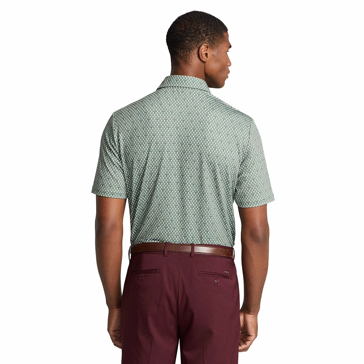 Polo Ralph Lauren RLX Ralph Lauren Lightweight Airflow Jersey Cargo Green Mens Golf Polo 2 Polo Ralph Lauren RLX Ralph Lauren Lightweight Airflow Jersey Cargo Green Mens Golf Polo - Image 2