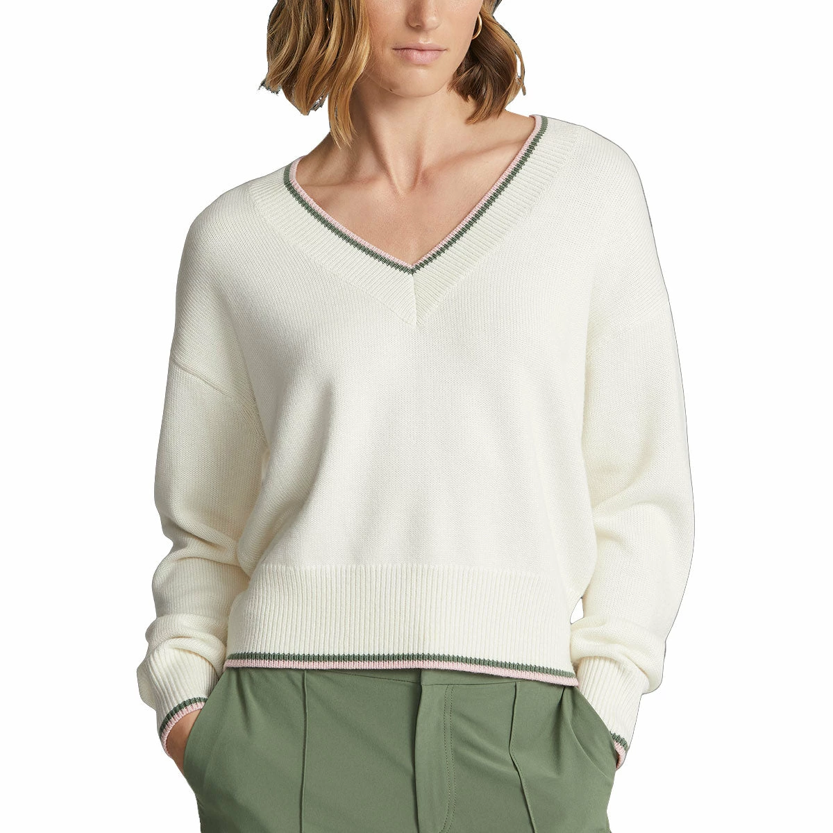 Polo Ralph Lauren RLX Ralph Lauren Wool-Blended Cricket Cream Multi Womens Golf Sweater 1 Polo Ralph Lauren RLX Ralph Lauren Wool-Blended Cricket Cream Multi Womens Golf Sweater