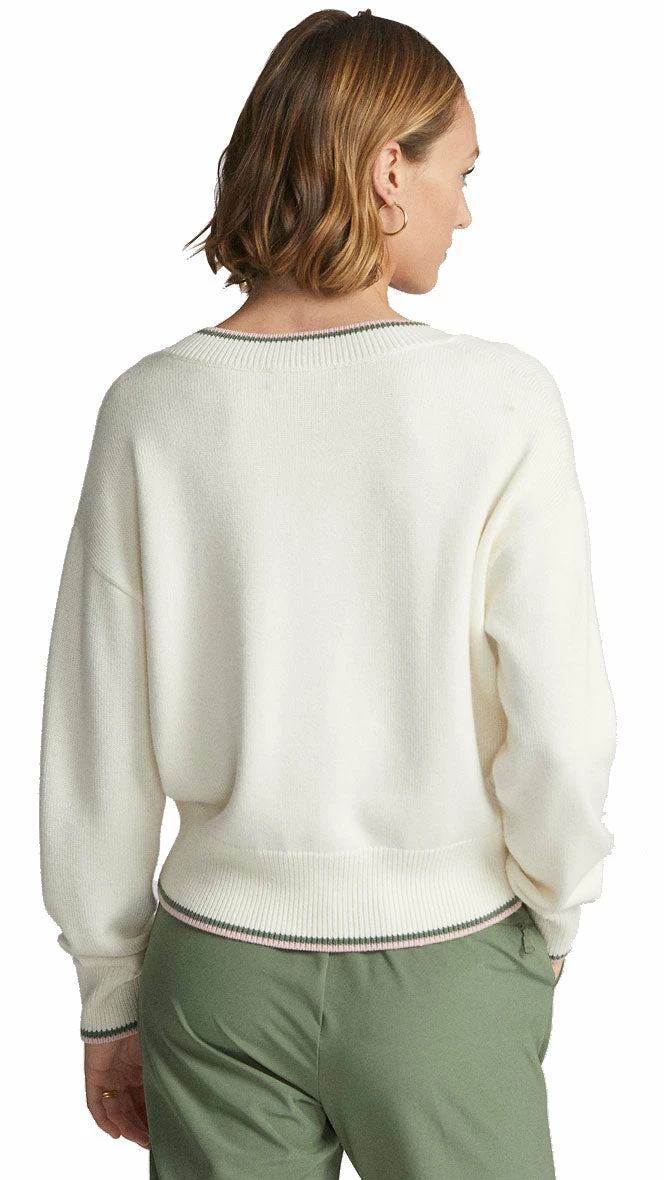Polo Ralph Lauren RLX Ralph Lauren Wool-Blended Cricket Cream Multi Womens Golf Sweater 2 Polo Ralph Lauren RLX Ralph Lauren Wool-Blended Cricket Cream Multi Womens Golf Sweater - Image 2