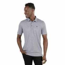 TravisMathew Knot On Call Mens Golf Polo -Single Iron Shop 27019 HTRGYPIN0HGP d5948113 3301 4b09 8eda 0e67a7da5dd8