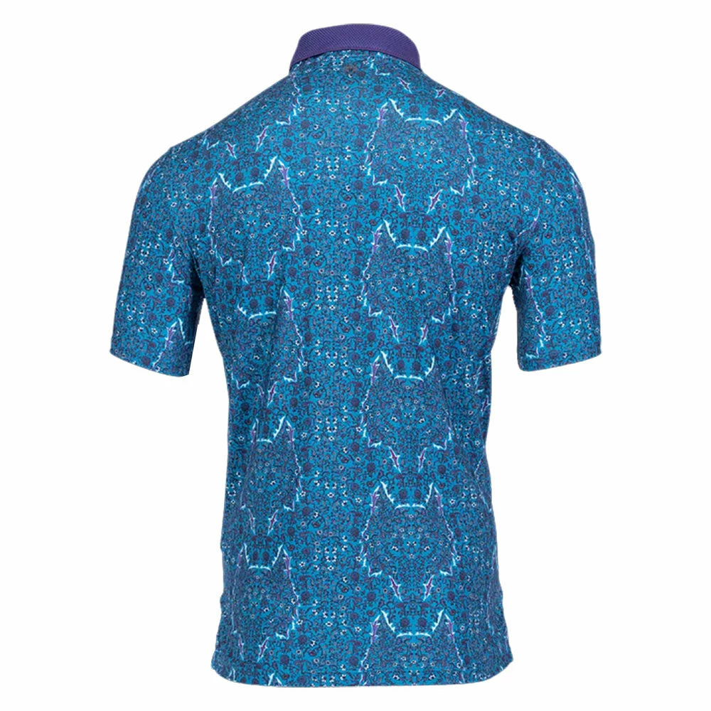 Greyson Herbarium Salamander Mens Golf Polo 2 Greyson Herbarium Salamander Mens Golf Polo - Image 2