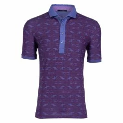 Greyson Wolf Labyrinth Mens Golf Polo -Single Iron Shop 27042 AUBERGINE373 3ec9b340 525f 4242 a073 2a1e8a08a119