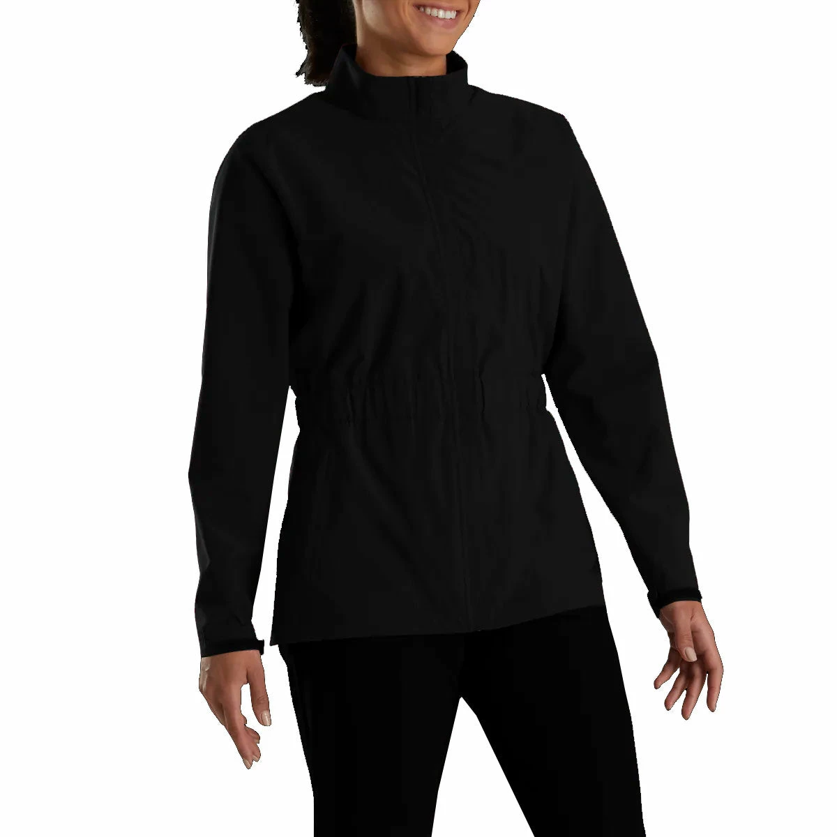 FootJoy HydroLite Black Womens Golf Rain Jacket 1 FootJoy HydroLite Black Womens Golf Rain Jacket