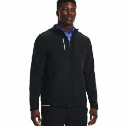 Under Armour Storm Daytona Mens Golf Jacket 2022 -Single Iron Shop 27113 BLACK001