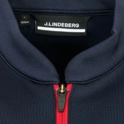 J.Lindeberg J. Lindeberg Neso Mid Layer Navy Mens Golf Vest -Single Iron Shop 30680 JLNAVY6855 2
