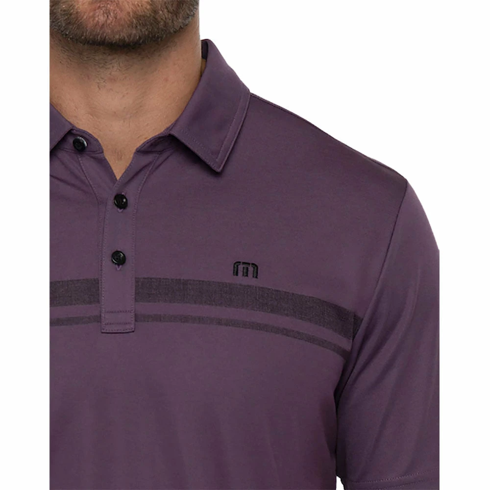 TravisMathew Meet In The Lobby Sweet Grape Mens Golf Polo 3 TravisMathew Meet In The Lobby Sweet Grape Mens Golf Polo - Image 3