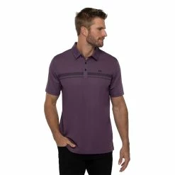 TravisMathew Meet In The Lobby Sweet Grape Mens Golf Polo