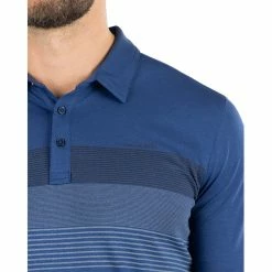 TravisMathew Late Checkout Estate Blue Mens Golf Polo -Single Iron Shop 30737 ESTATEBLU4EBL 2