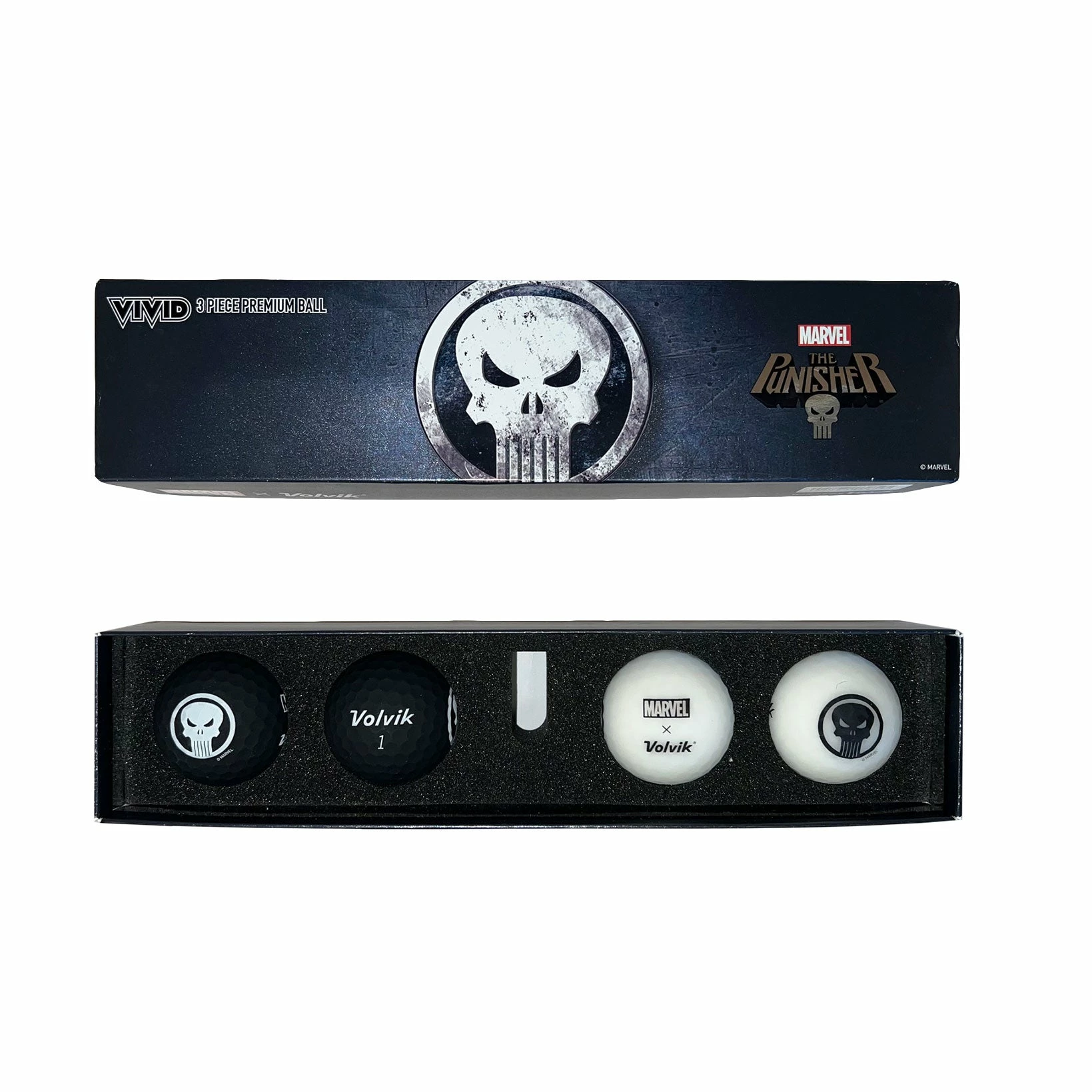 Volvik Marvel Gift Set - The Punisher - Golf Balls ONLY 1 Volvik Marvel Gift Set - The Punisher - Golf Balls ONLY