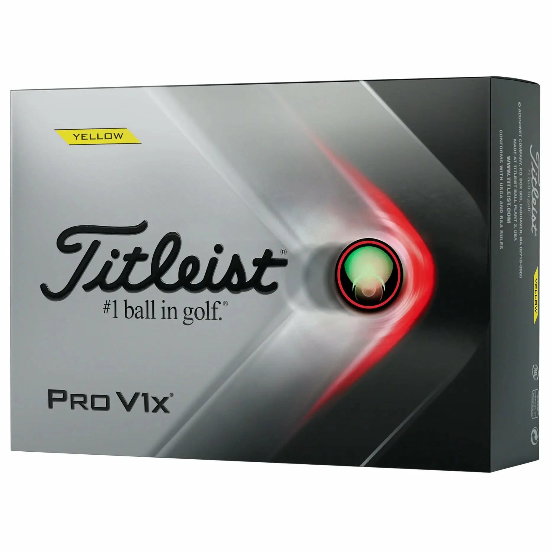 Titleist Pro V1x Yellow Golf Balls - Dozen 1 Titleist Pro V1x Yellow Golf Balls - Dozen