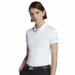 Nike Golf Nike Dri Fit Solid Womens Golf Polo 6 Nike Golf Nike Dri Fit Solid Womens Golf Polo -Single Iron Shop 884871 100WHITE