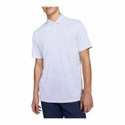 Nike Golf Nike Vapor Jacquard Mens Golf Polo -Single Iron Shop AV4176 100WHITE