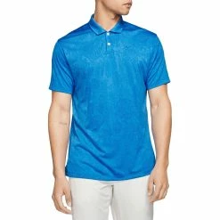 Nike Golf Nike Vapor Jacquard Mens Golf Polo -Single Iron Shop AV4176 406PHOTOBLUE
