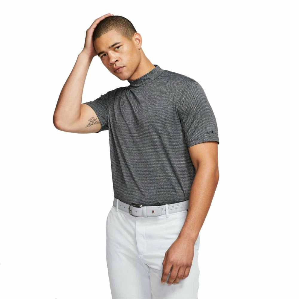 Nike Golf Nike Tiger Woods Dri Fit Vapor Mens Golf Mock Neck 1 Nike Golf Nike Tiger Woods Dri Fit Vapor Mens Golf Mock Neck