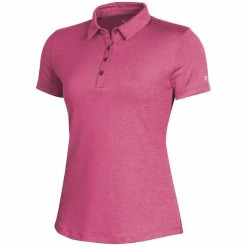 Under Armour Zinger 2.0 Heather Womens Golf Polo -Single Iron Shop UW0467 5080EXUBERANT