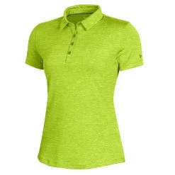 Under Armour Zinger 2.0 Heather Womens Golf Polo -Single Iron Shop UW0467 LIMEFIZZ207T